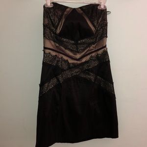 Black with lace dress